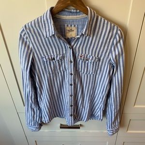 Holliter Striped Button-Up